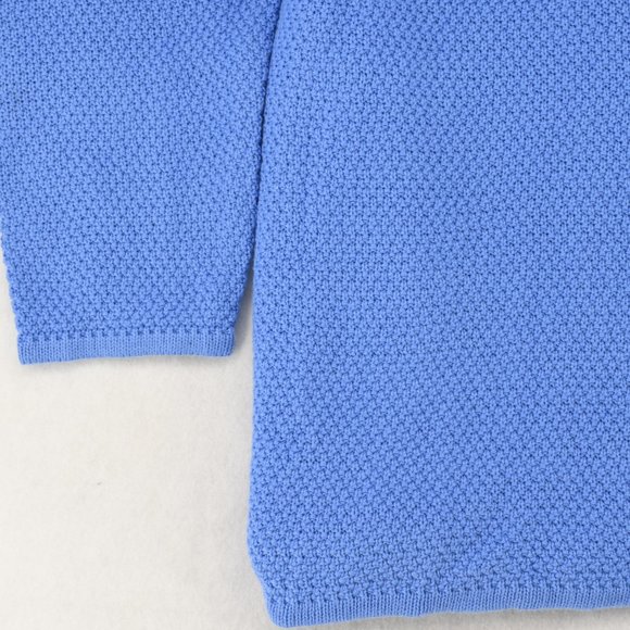 Charter Club Sweater Womens Plus Blue Seed Stitched Scoop Neck Tunic Pullover - Picture 4 of 7